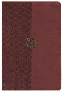 CSB Essential Teen Study Bible Walnut LeatherTouch 9 point font