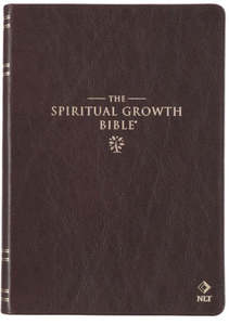 Study: NLT Spiritual Growth Bible Brown Full Grain Leather 9 point font