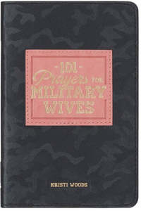 101 Prayers for Military Wives Gray Faux Leather Gift Book