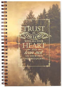 Men: Trust in the Lord with All Your Heart Spiral Notebook - Proverbs 3:5