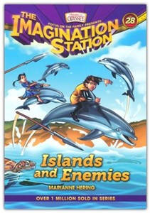 Children: Imagination Station #28 Island and Enemies paperback. Ages 7-12