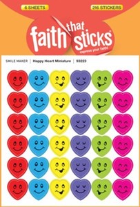 Happy Heart Miniature (Faith That Sticks Stickers)