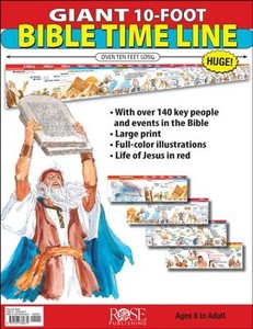 Giant 10-Foot Bible Time Line. Ages 8 and up