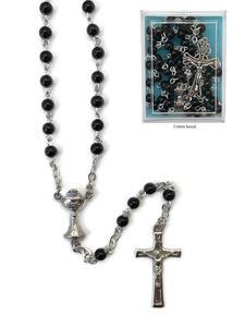 Gifts: Black Rosary - in a box