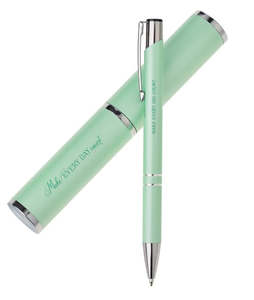 Mothers Day: Make Every Day Count Spring Mint Pen and Case Set