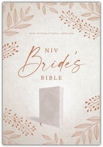 NIV Bride's Bible, Cream Cloth over Board, Red Letter, 7 Point Comfort Print