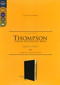 KJV Thompson Chain-Reference Bible, Large Print 10.5 Comfort Print--black europe&hellip;