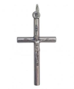 Crucifix Pendant Silver 35mm