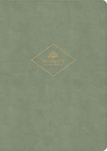 CSB Women's Study Bible sage suedesoft leathertouch 9.5-point type size