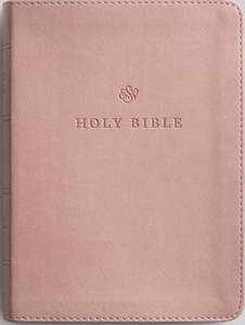 Bibles: ESV Value Compact Bible blush rose design trutone 8 point font