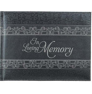 Gifts: In Loving Memory Charcoal Guest Book