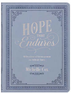 Gifts: Hope That Endures Blue Faux Leather Devotional