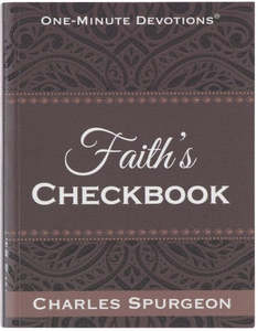 Faith's Checkbook Brown Softcover One-Minute Devotions