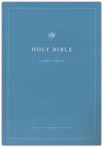 Bibles On Sale: ESV Giant Print Economy Bible paperback 11 point font