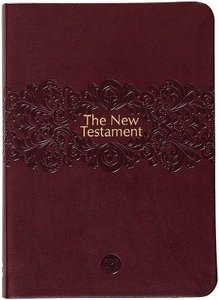 Bibles: Passion Translation New Testament Readers Edition 2020 burgundy faux leather 11 point font