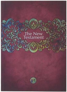 Passion Translation New Testament Readers Edition 2020 maroon paperback 11 point fon