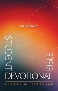 Message Student Devotional Bible softcover 9.5 point font