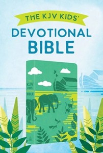 KJV Kids Devotional Bible imitation leather. Ages 3-8