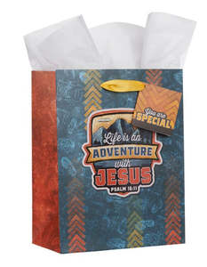 Gifts: Gift Bag Adventure with Jesus Psalm 16:11 medium