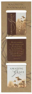 Amazing Grace Wildflower Die-cut Magnetic Bookmark Set - Isaiah 53:5