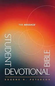 Teens: Message Student Devotional Bible hardcover 9.5 point font
