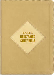 CSB Baker Illustrated Study Bible khaki leathertouch INDEXED 9 point font