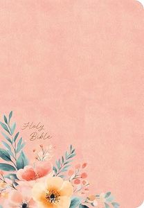 CSB Large Print Personal Size Reference Bible digital study edition peach floral&hellip;