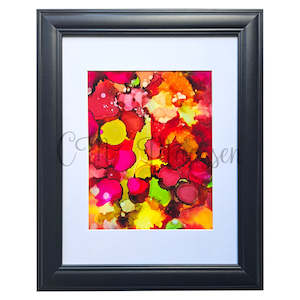 Yupo Raspberry Rhapsody - Framed