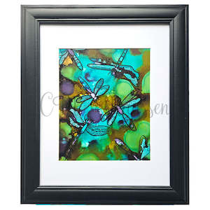 Yupo Dragonfly - Framed