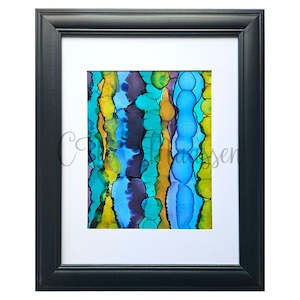 Framed Collection: Yupo Ocean - Framed