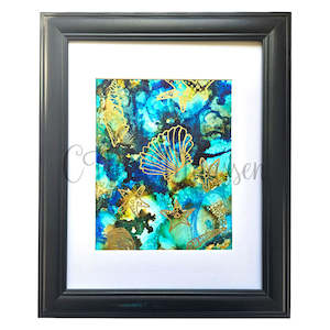 Yupo Shells - Framed