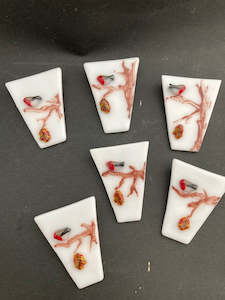 Products: Robin in a tree brooch