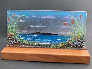 Kapiti Island 20cm base by 10cm high