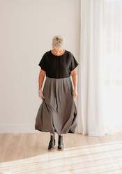 Dress Collection: Pleats of Rosie - Moss