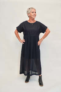 Top: Pleats of Rosie - Navy