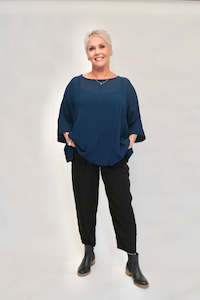 Top: Susie Top - Petrol