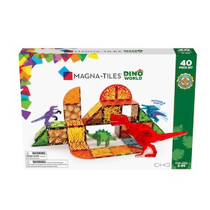Magna Tiles: MAGNA-TILES - Dino World - 40 Piece Set