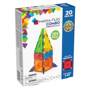 Magna Tiles: MAGNA-TILES - Combo + microMAGS - 20 Piece Set