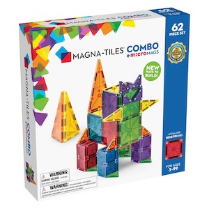 Magna Tiles: MAGNA-TILES - Combo + microMAGS - 62 Piece Set