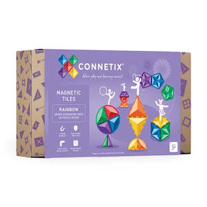 Connetix Tiles: Rainbow Shape Expansion Pack 36 pc