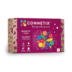 Connetix Tiles: Rainbow Geometry Pack 30 pc
