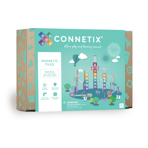 Connetix Tiles: Pastel Ball Run Pack 106 pc