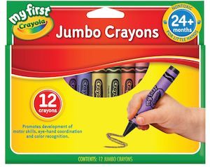 1 2 Years: Crayola My First Jumbo Crayons 12 Pack