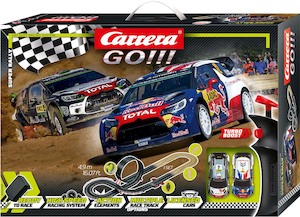 12 17 Years: Carrera Go!!! Super Rally Slot Car Set