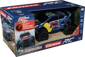 Carerra: Carrera 2.4Ghz Remote Control Metal-Gear Peugeot Red Bull Wrx 208