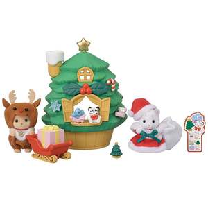 Sylvanian Families: Sylvanian Families Baby Santa's Christmas Tree House