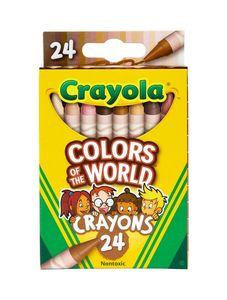 Crayola Colours Of The World Crayons 24 Pack