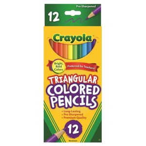Wheels: Crayola Triangular Coloured Pencils 12 Pack