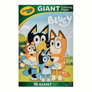 Crayola Giant Colouring Pages Bluey
