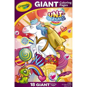 Wheels: Crayola Uni-Creatures Giant Colouring Pages